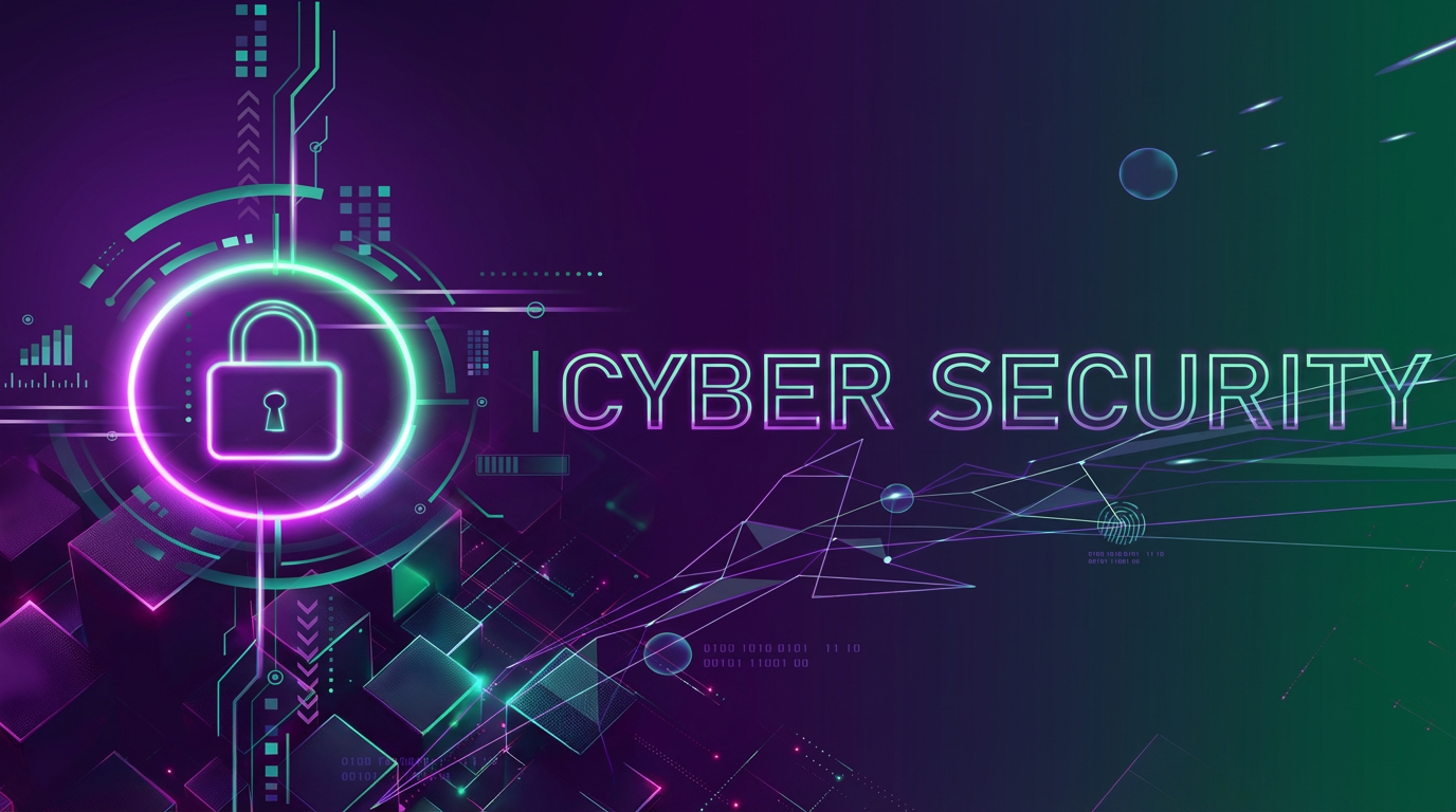 A decorative image illustrating cybersecurity.